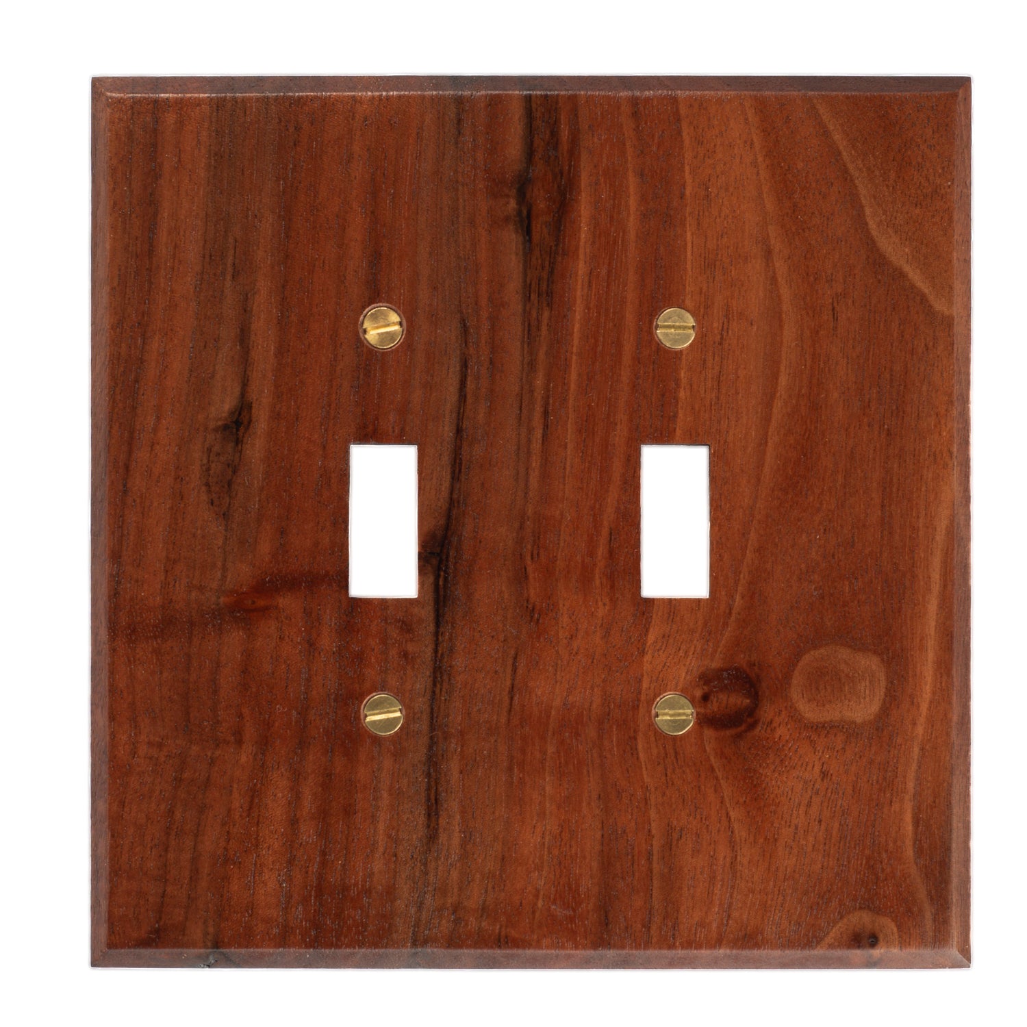 Natural Walnut Wooden Designer Switch plates