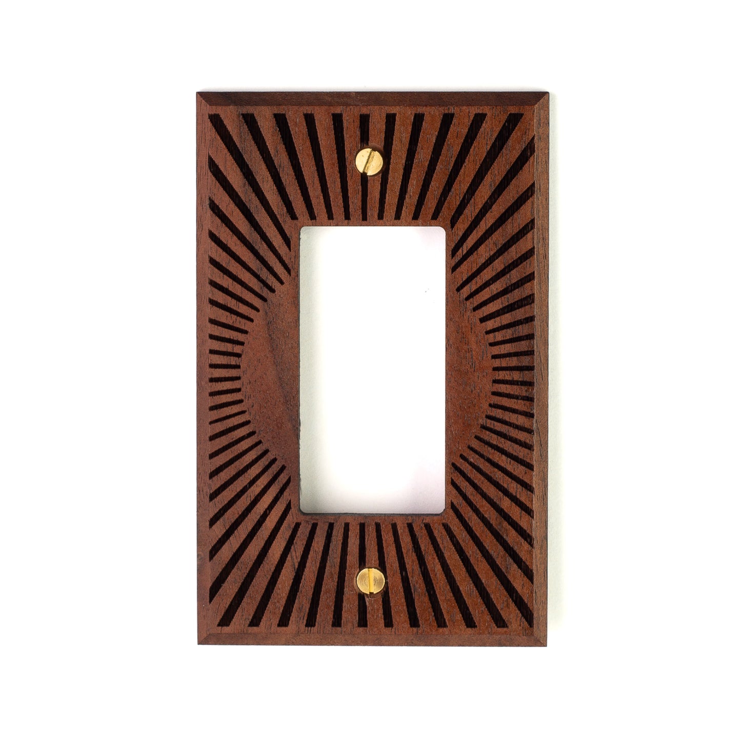 Sunburst Rocker Decora light switch plate 3-pack