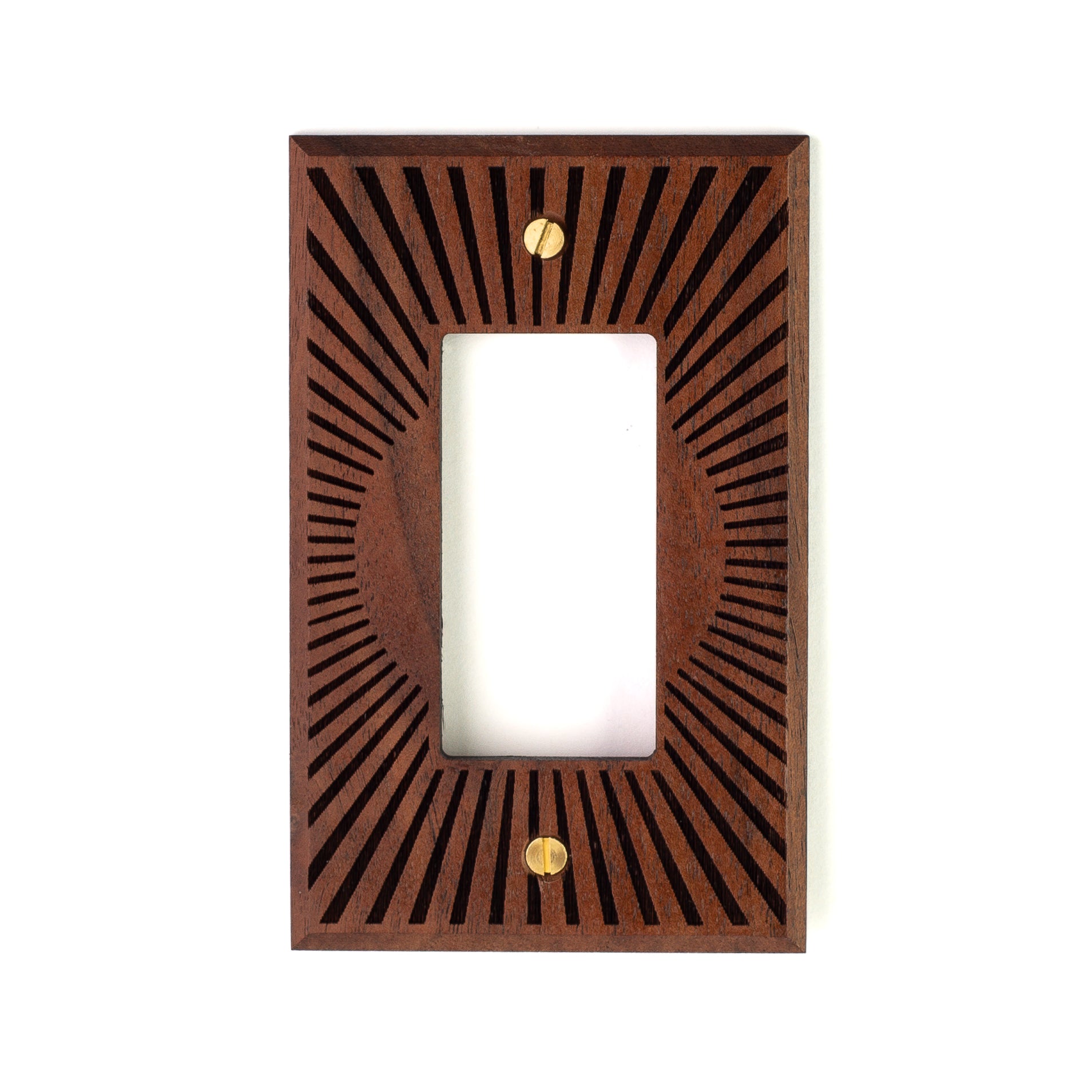 Walnut Light Switch Plate Rocker Decora, Toggle and Outlet Plate Covers