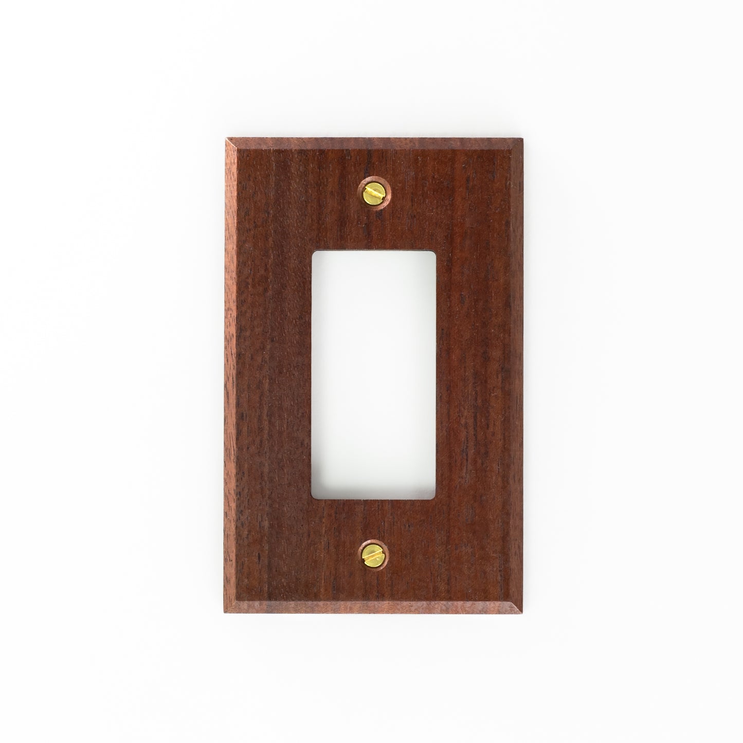 3-Pack Natural Walnut Rocker or Decora Switch Cover Plates